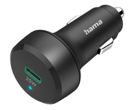 Hama ŁADOWARKA SAMOCHODOWA Power Delivery /Qualcomm 25W CZARNA - 1318748 - zdjęcie 1